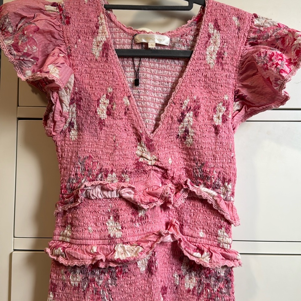 Loveshackfancy - Sonora Dress in Raspberry - Picture 6 of 16